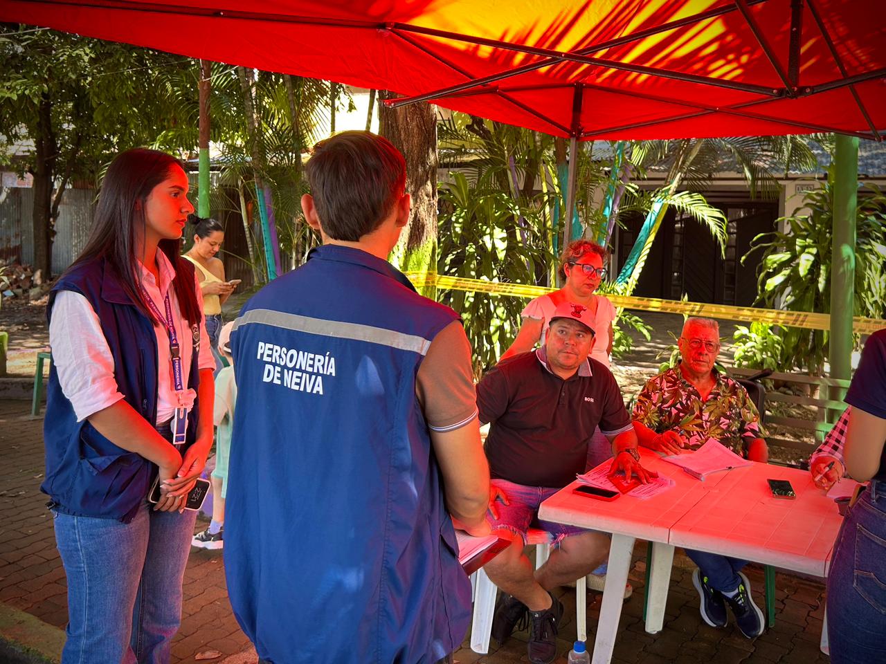 Más de 360 juntas estaban habilitadas para realizar este proceso democrático. Foto Personería de Neiva 