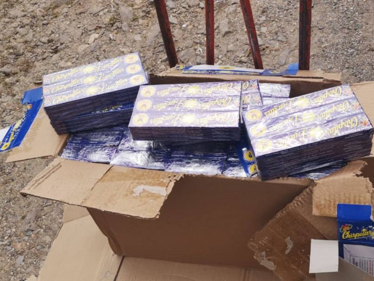 Incautan 400 kilos de pólvora en el oriente de Antioquia