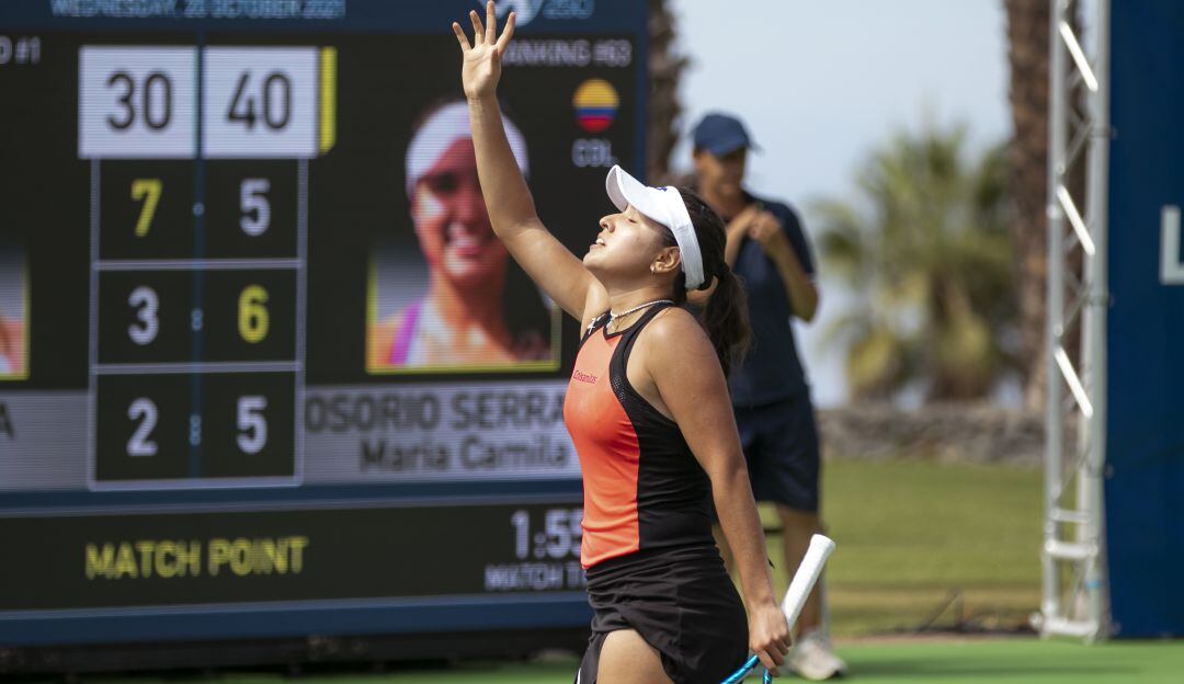 María Camila Osorio alcanzó los cuartos de final de un torneo WTA por quinta oportunidad en su carrera.