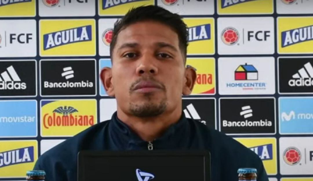 Alexander Mejía, volante de Independiente Santa Fe.