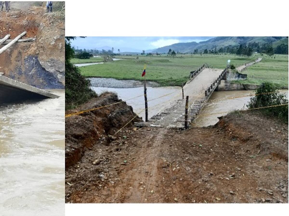 Gobernación espera la respuesta de INVIAS sobre el puente de la vereda el Volcán de Urrao