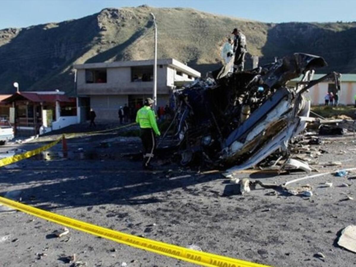 Vehículo accidentado en Ecuador no contaba con autorización para tránsito internacional