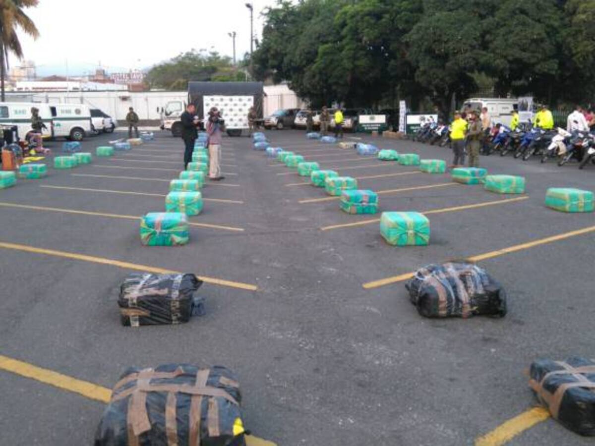 En 2015 han sido incautadas 42 toneladas de droga en el Valle