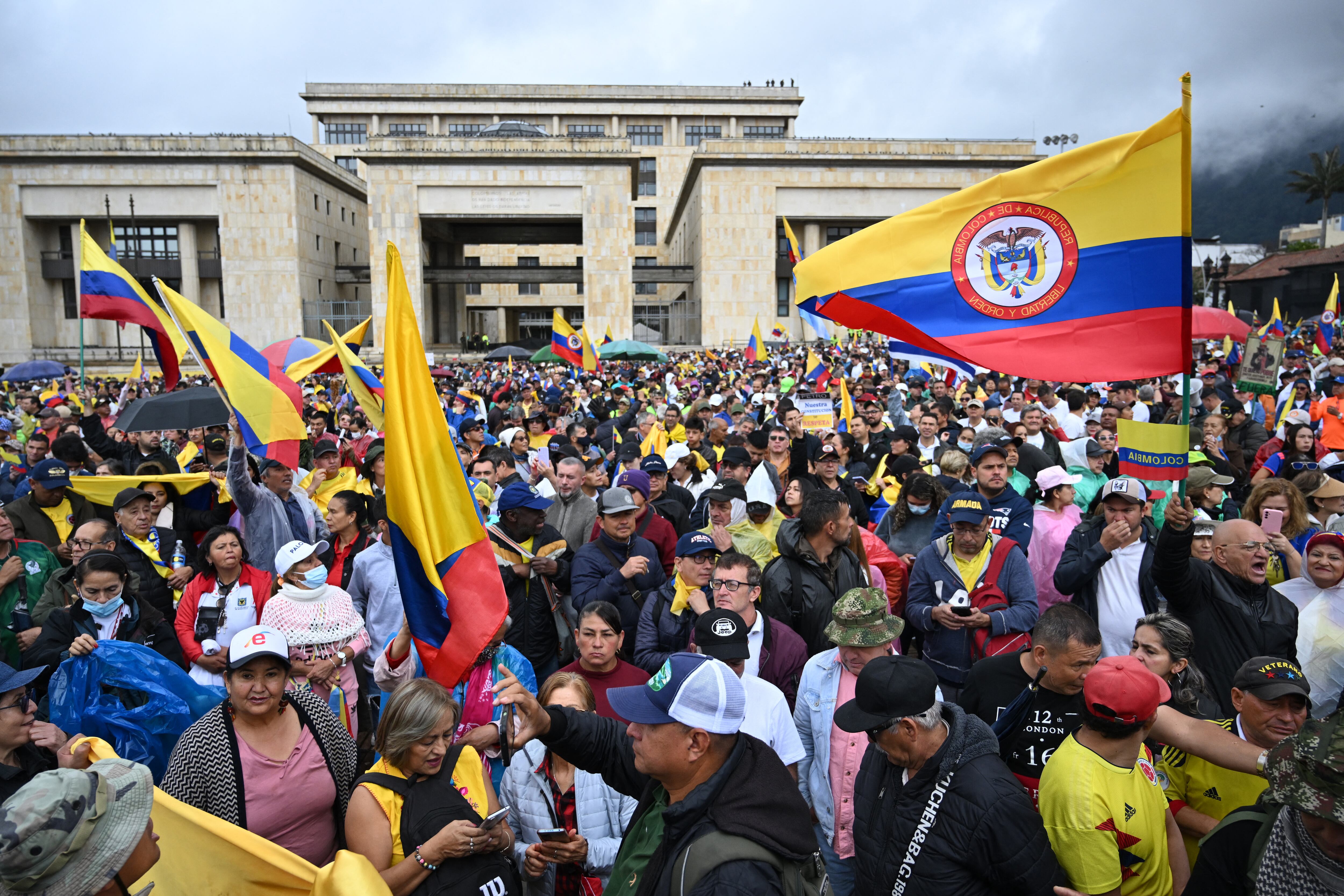 Marchas del 21 de abril en Bogotá, Medellín y Cali | Foto: Gettyimages