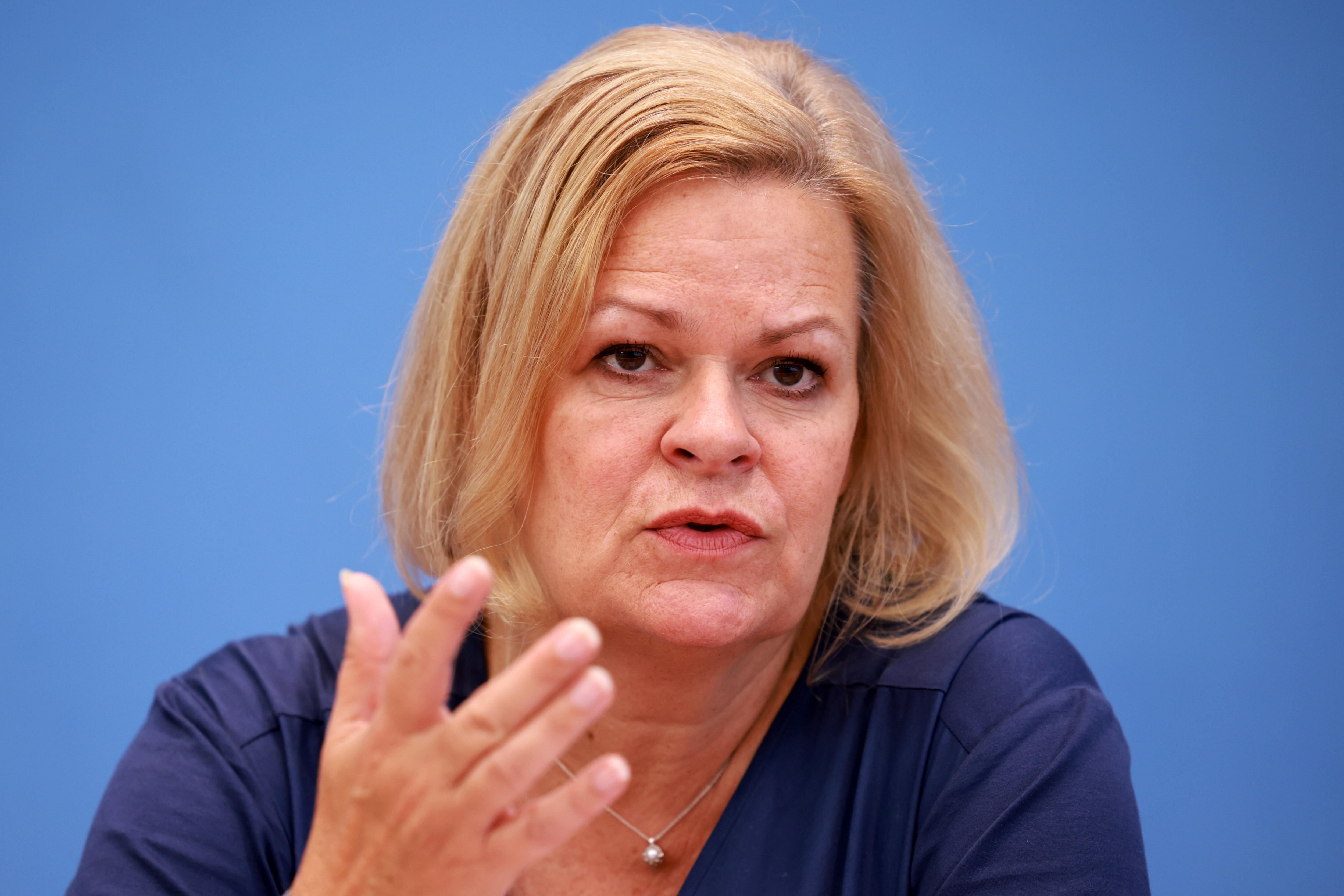 La Ministra de interior de Alemania, Nancy Faeser propone plan contra migración irregular. ( Foto: EFE )