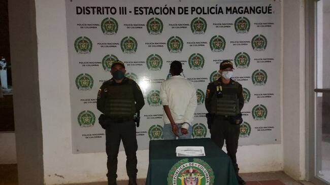 El detenido fue encontrado en una de las calles del barrio Belisario, casco urbano de esa población