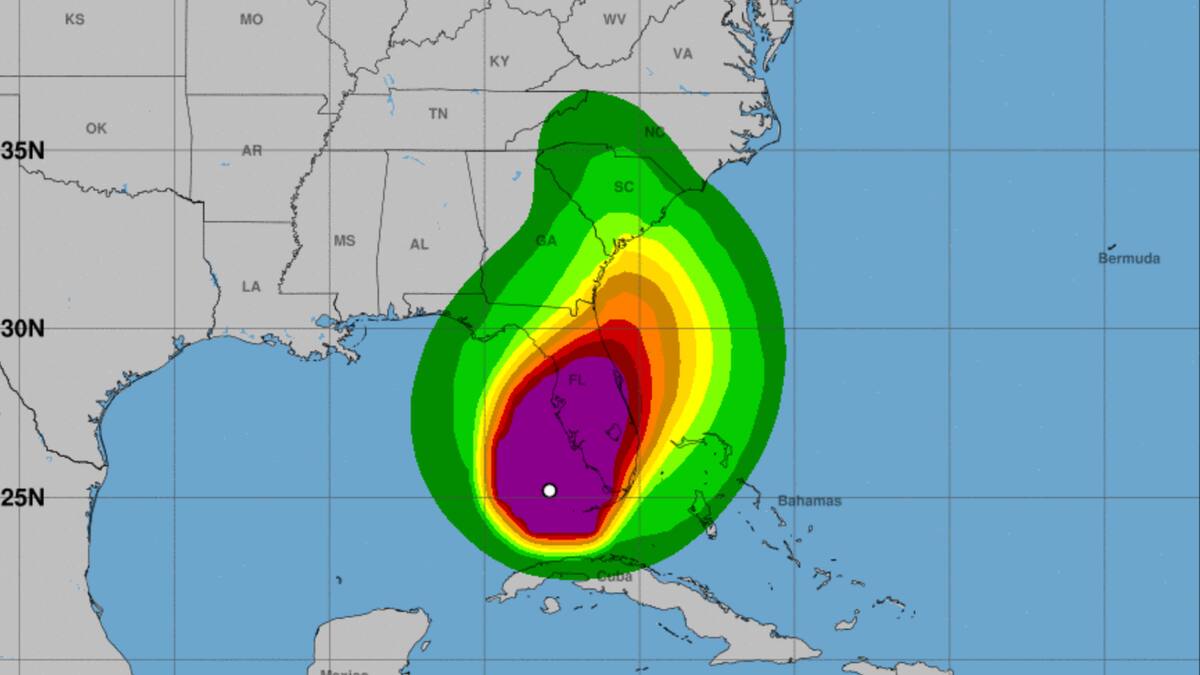Huracán Ian se intensifica y se acerca a categoría 5 mientras se aproxima a Florida