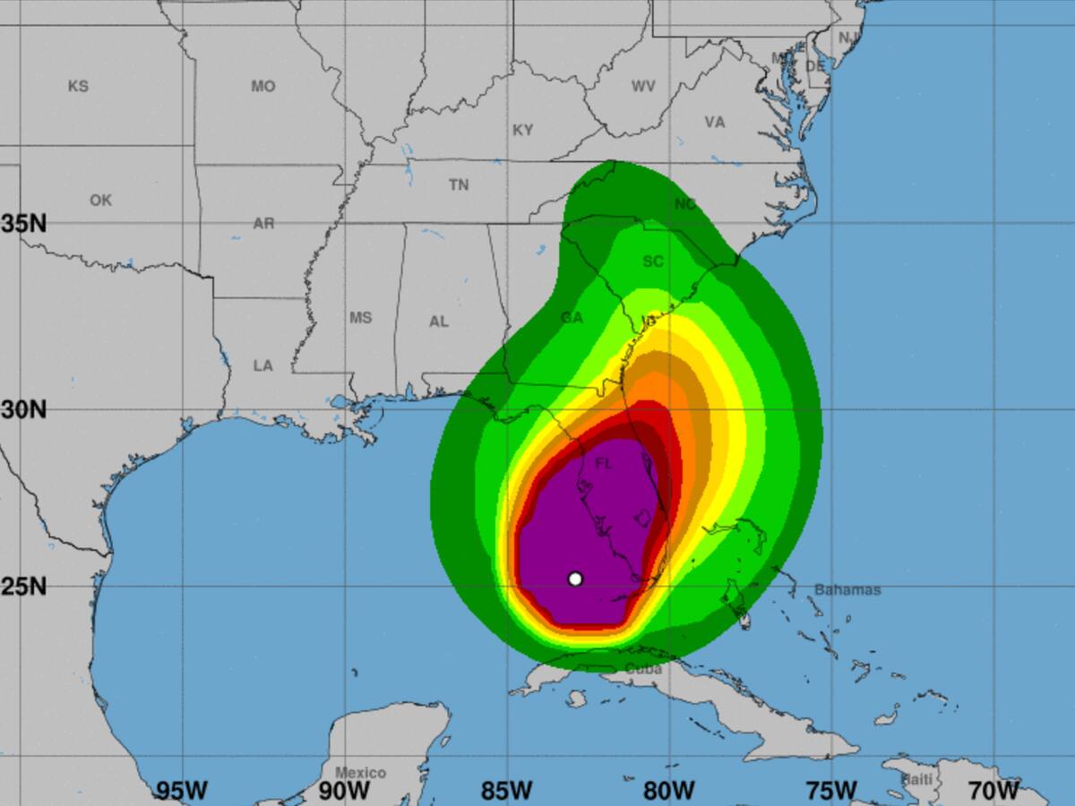 Huracán Ian se intensifica y se acerca a categoría 5 mientras se aproxima a Florida