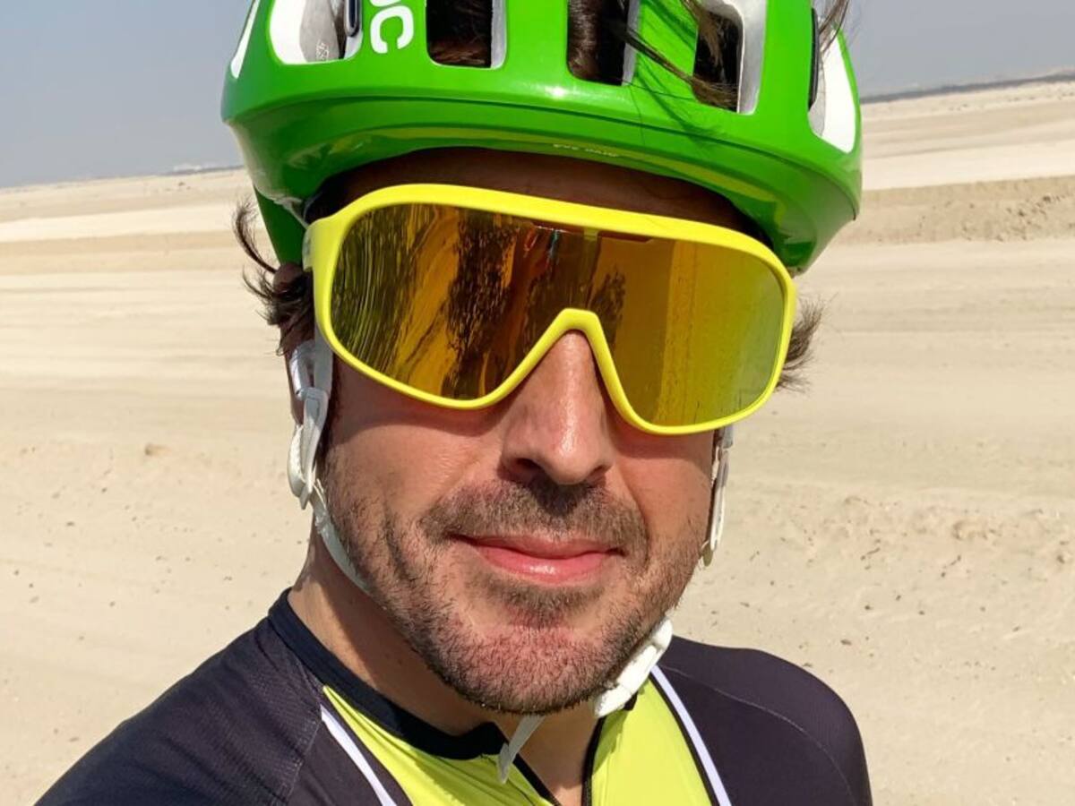 Fernando Alonso sufre accidente de transito mientras montaba en bicicleta