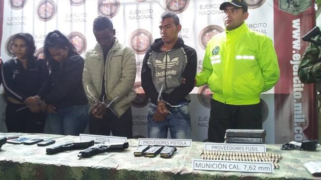 Cayó alias ‘El Tigre’, enviado por ‘Guacho’ desde Nariño a Cauca. Foto: