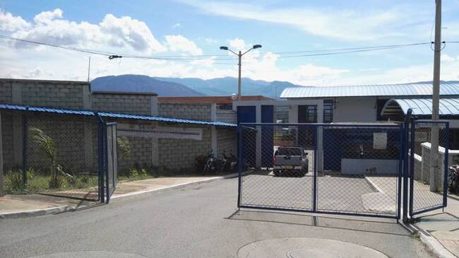 Entrada a la cárcel modelo de Cúcuta