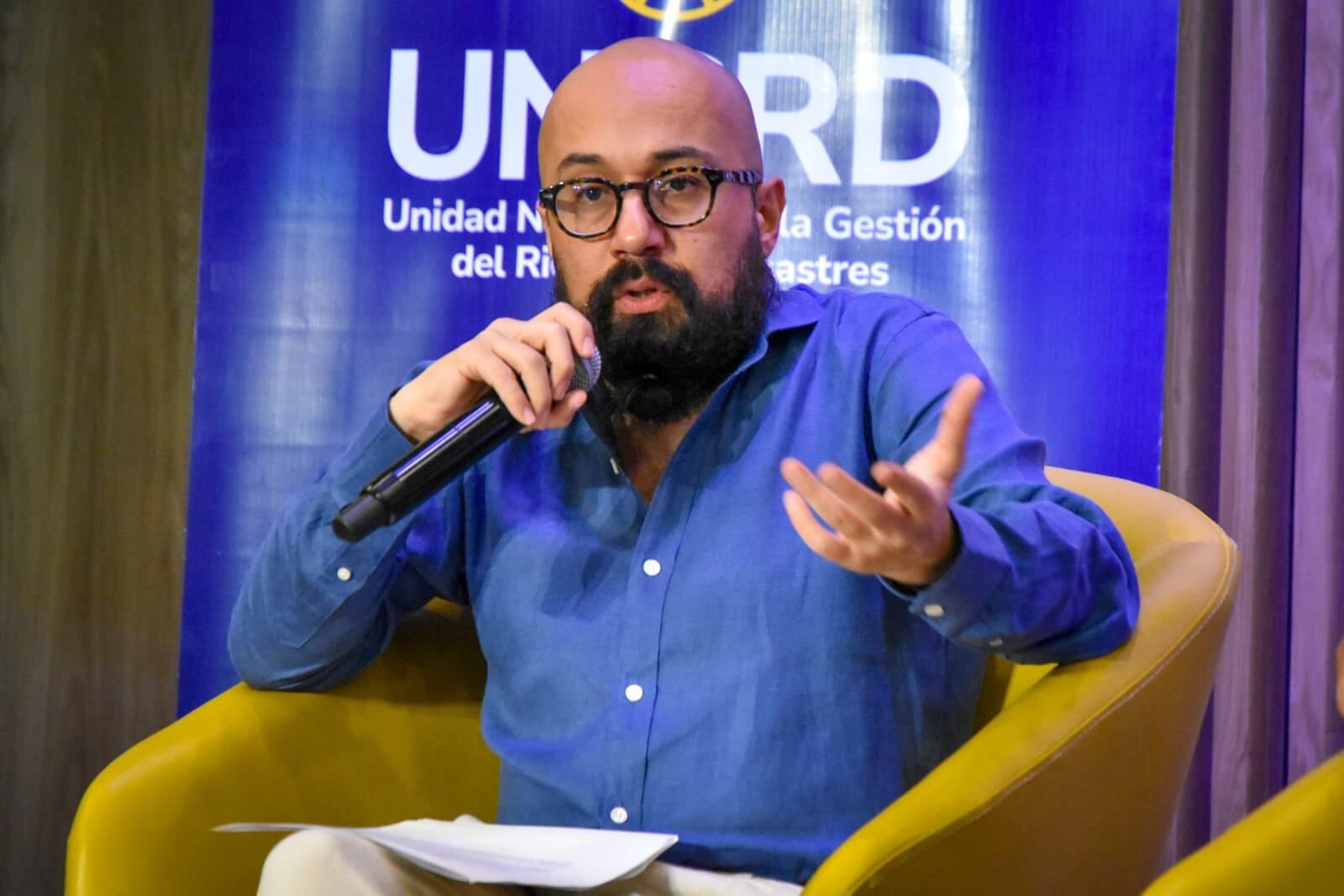 Carlos Carrillo, director de la UNGRD. Foto: prensa UNGRD.