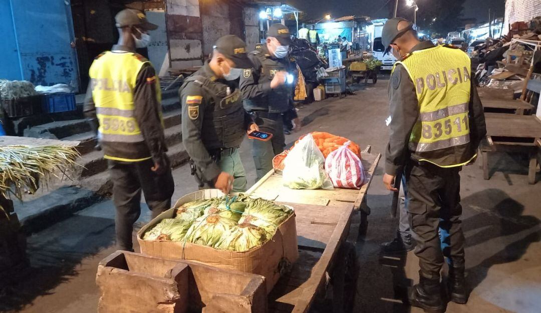 Operativo en Galería Santa Helena