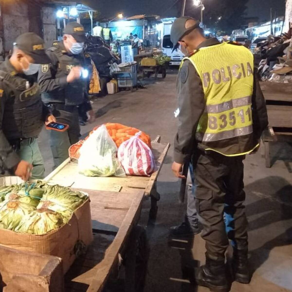 Intervención policial en la Galería Santa Helena