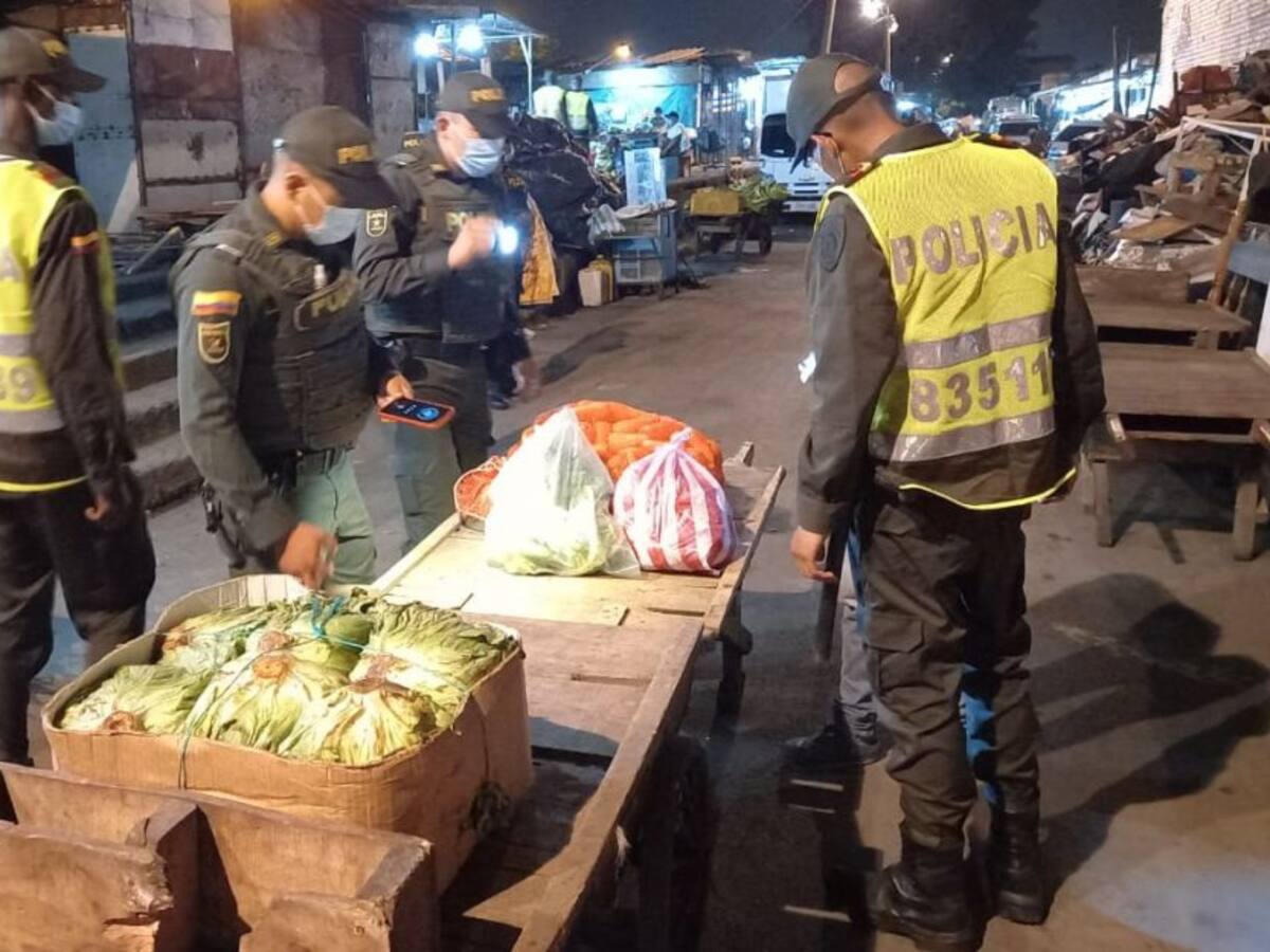 Intervención policial en la Galería Santa Helena