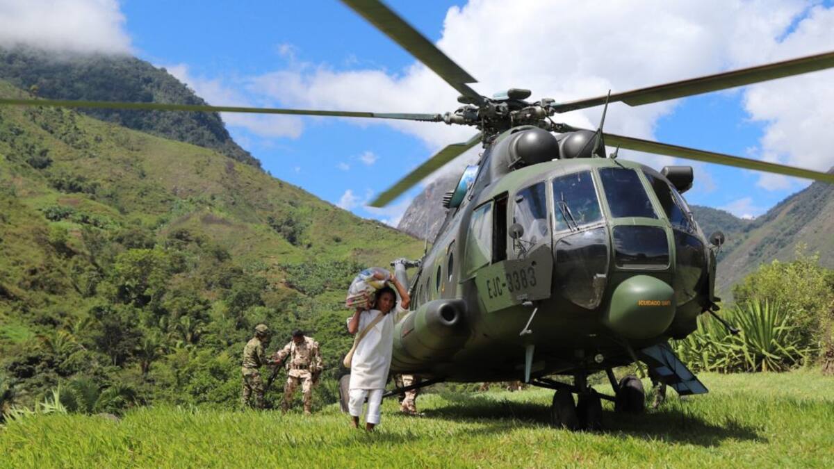 Entregan ayudas humanitarias a resguardo kogui de la Sierra Nevada