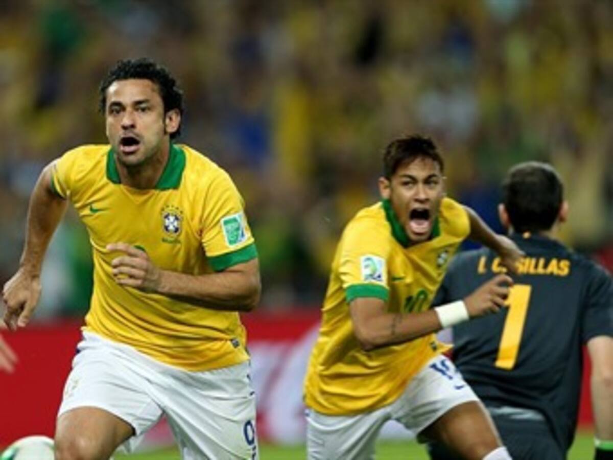 Brasil golea 3-0 a España y se corona campeón de la Copa Confederaciones