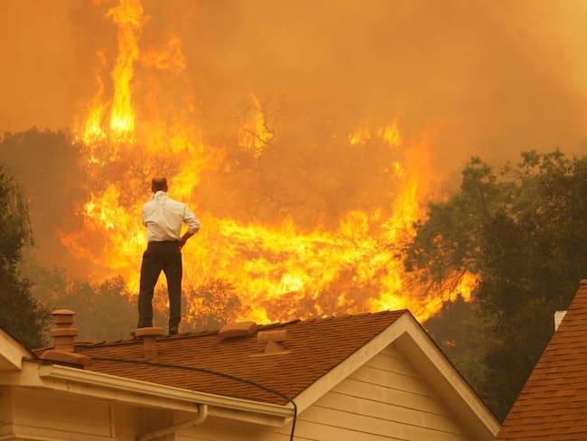 Incendios en California, Estados Unidos.    Foto: Getty 