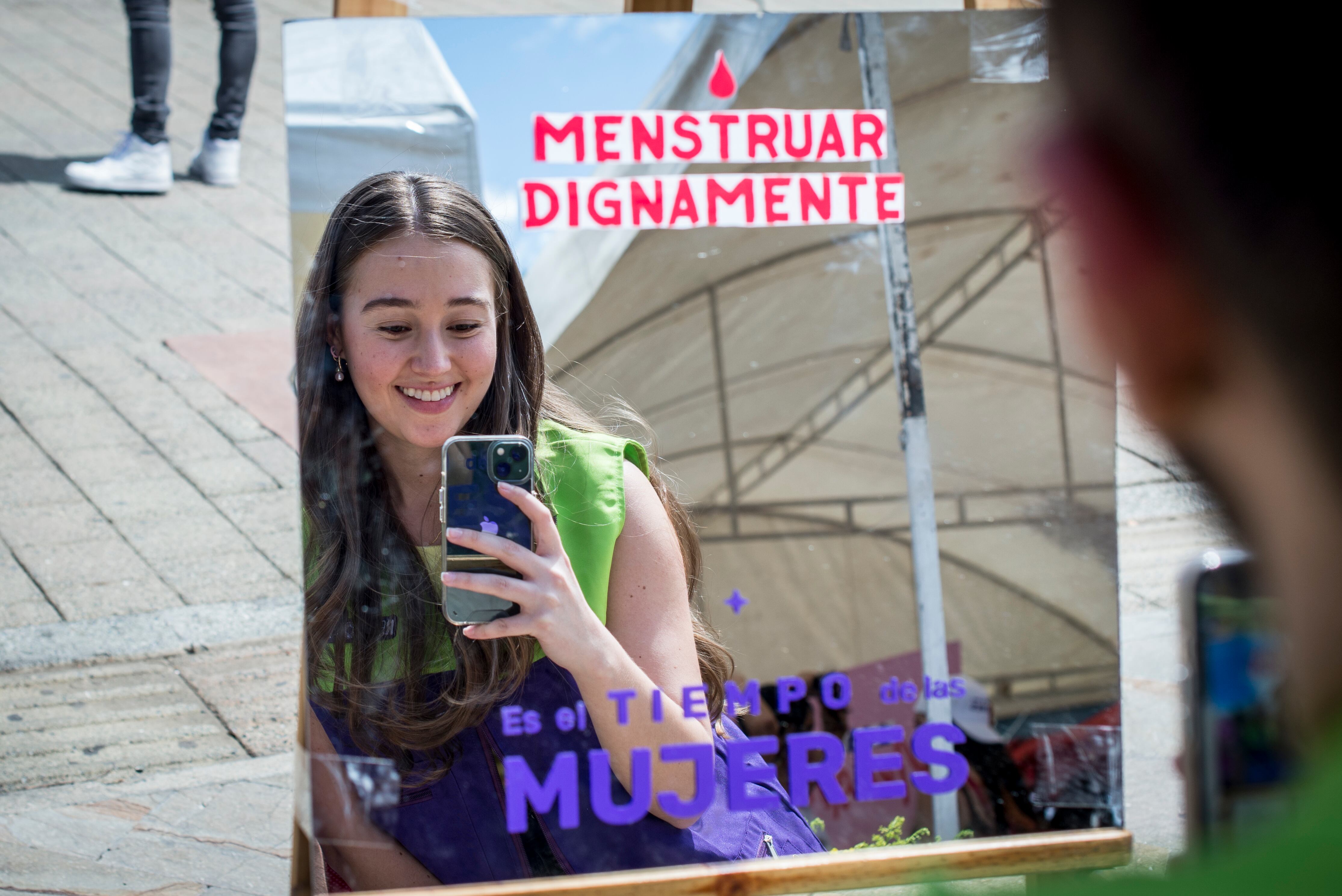 Insumos menstruales entregados a mujeres de Medellín. Cortesía: Alcaldía de Medellín