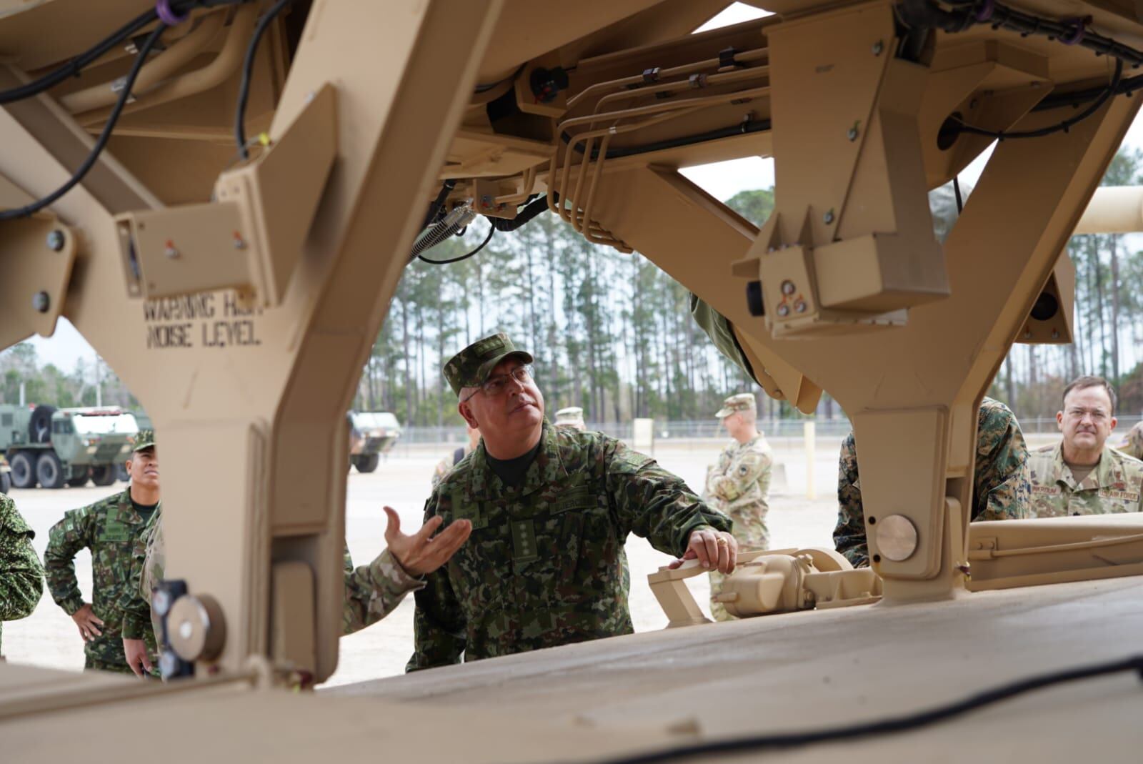 General Helder Giraldo en Estados Unidos. Cortesía: Fuerzas Militares.