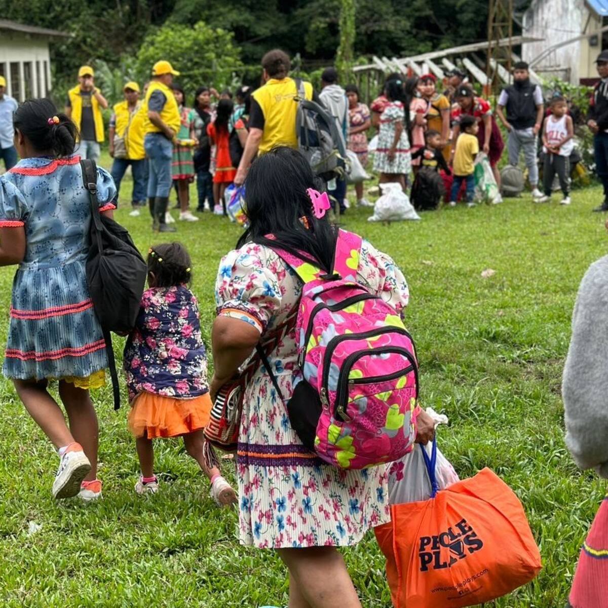 Más de 500 indígenas Emberá que estaban asentados en Bogotá regresaron a sus territorios