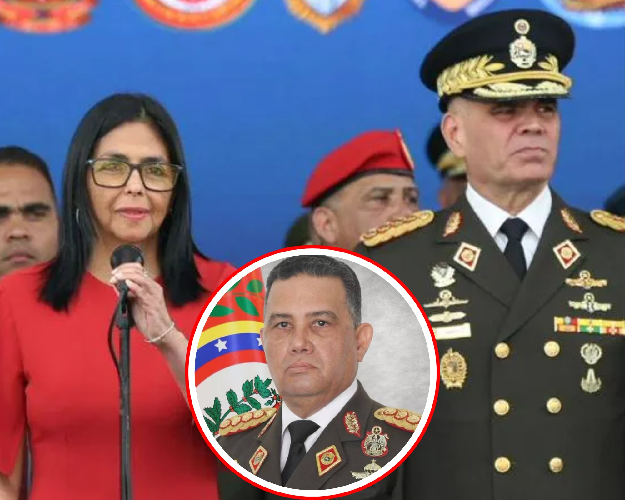 Vladimir Padrino, quien llegó al cargo con Nicolás Maduro, sale del Ministerio de Defensa y el cargo lo asume Gabriel González López.
(Foto:    Caracol Radio / Getty / Cortesía )