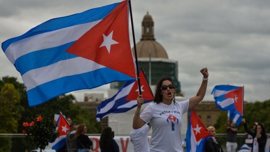 Foto de referencia de las protestas en Cuba. Foto: Getty Images
