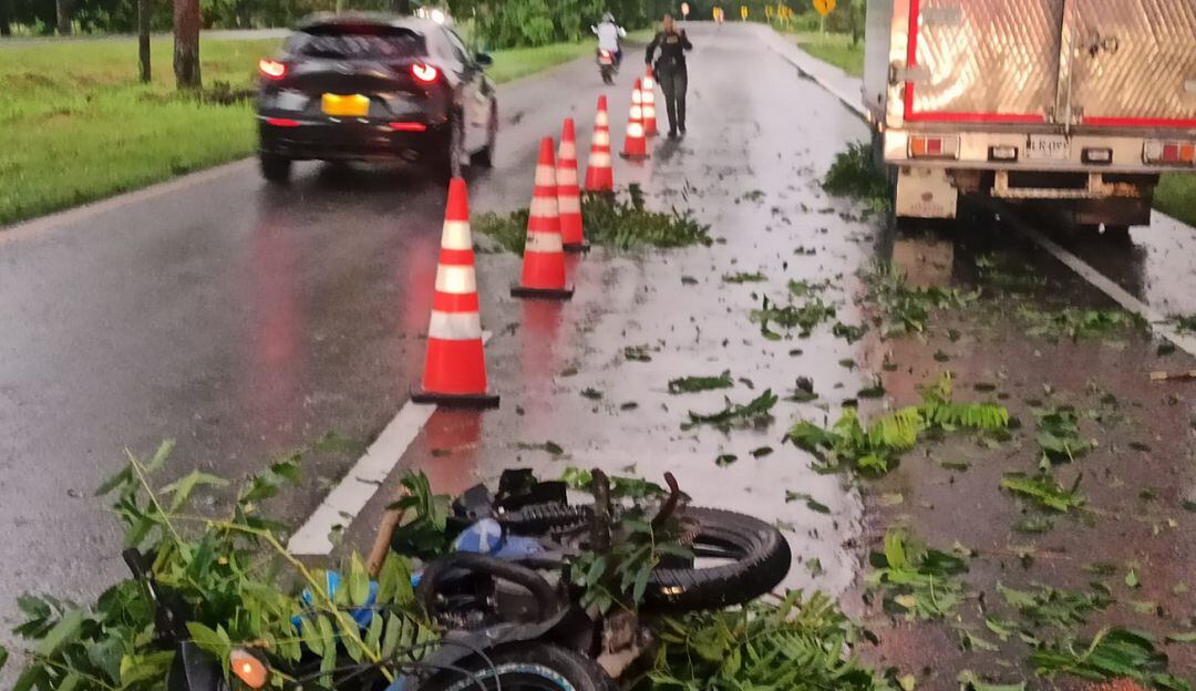 El siniestro se presentó en el kilómetro 12 en jurisdicción de Cartagena