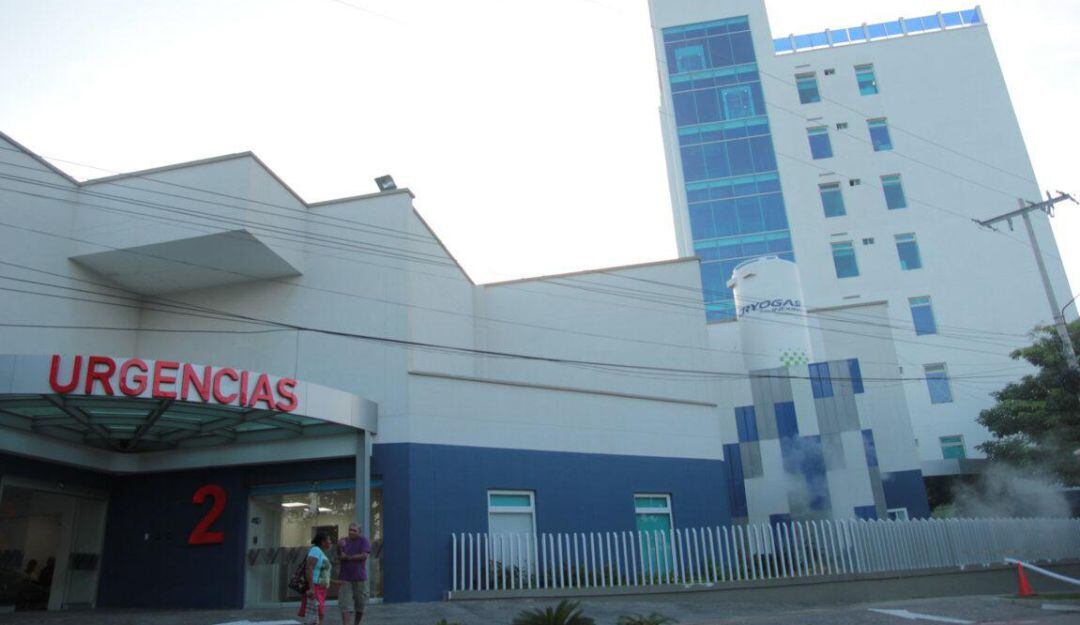 Fachada de la clínica La Misericordia.