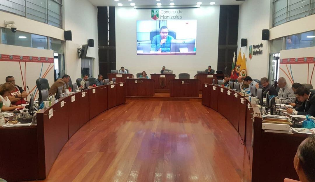 Plenaria del Concejo de Manizales