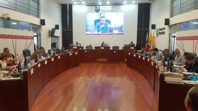 Plenaria del Concejo de Manizales