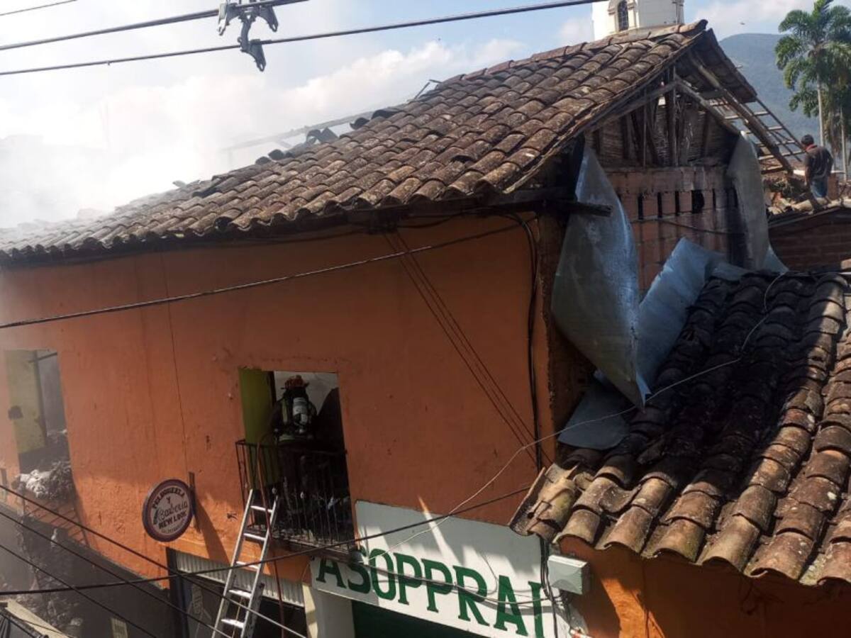 Millonarias pérdidas dejó el incendio de una bodega en Ituango