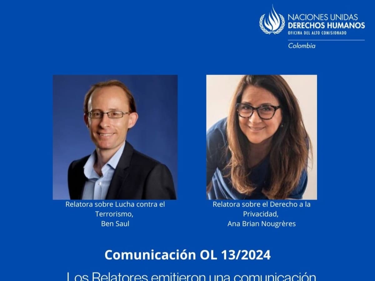 ¿Qué dijo la ONU Derechos Humanos sobre la reforma a la ley de inteligencia de Colombia?