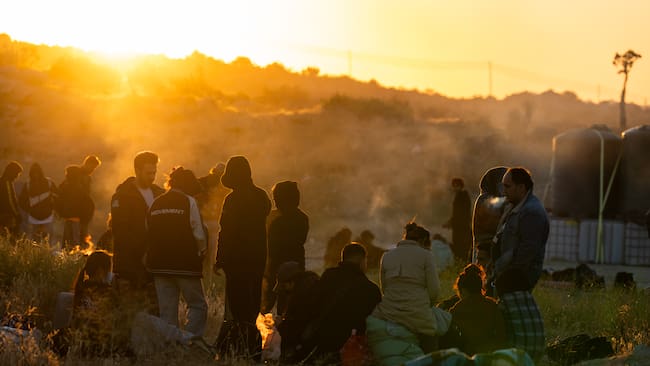 Inmigrantes en la frontera de México y Estados Unidos. (Foto: Getty Images)