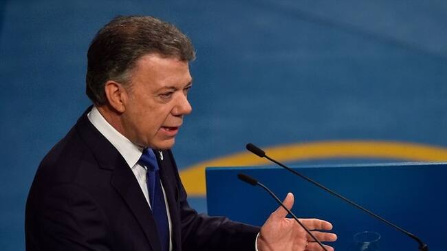 La sanción presidencial se convierte en el primer paso de la implementación del acuerdo de paz alcanzado por el Gobierno Nacional y las Farc. Foto: Colprensa