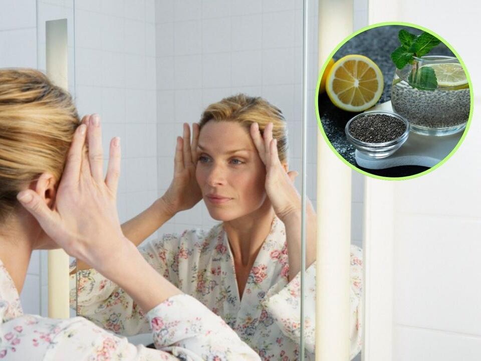 secretos antienvejecimiento que ofrece el agua de chía con limón / Gettyimagenes