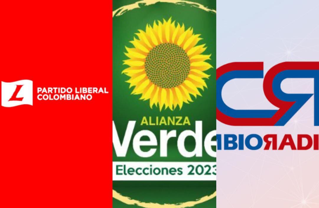 Partido Liberal, Partido Alianza Verde, Cambio Radical / Cortesía.