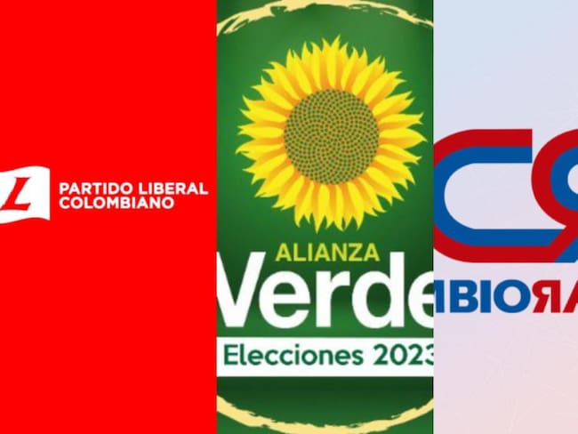 Partido Liberal, Partido Alianza Verde, Cambio Radical / Cortesía.