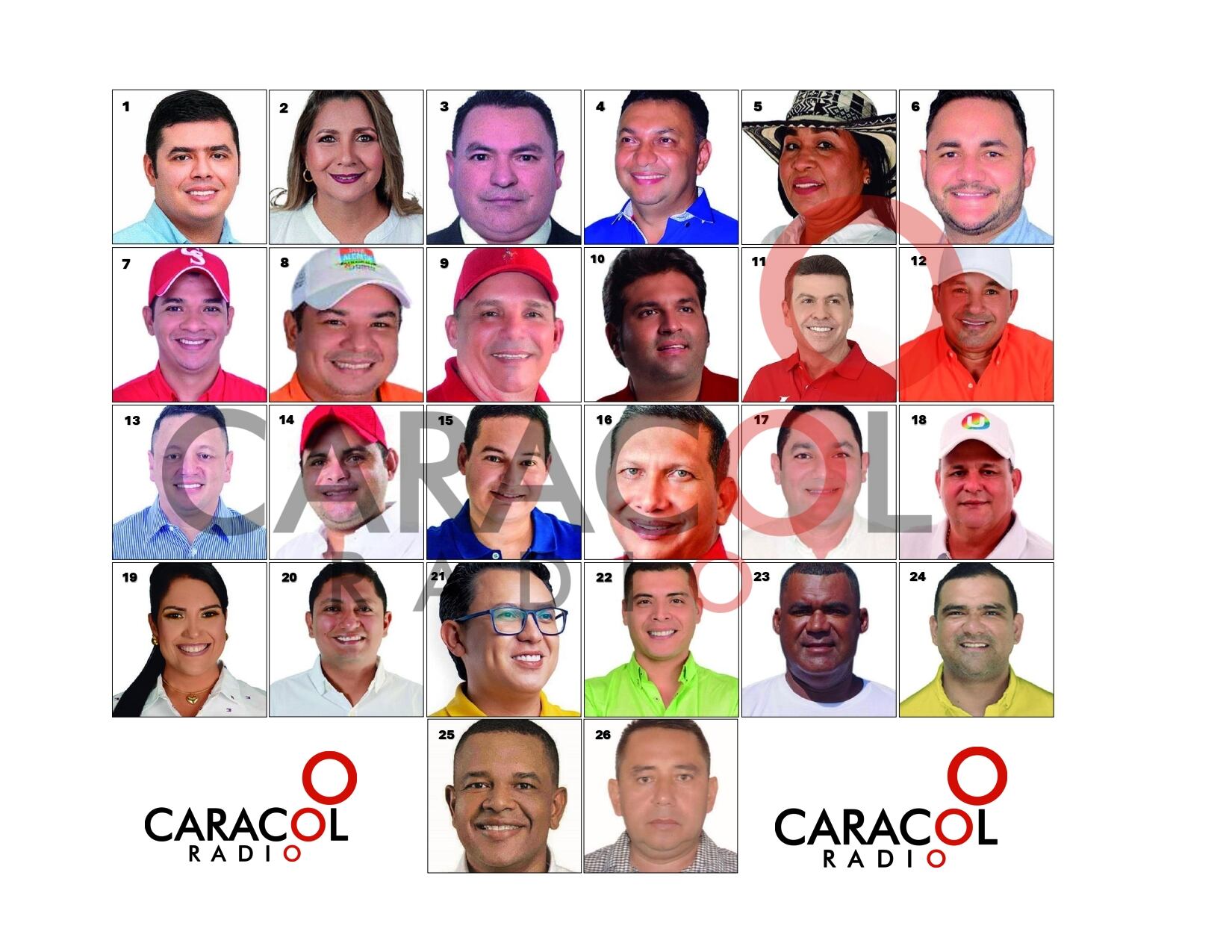 Estos son los alcaldes elegidos en Sucre