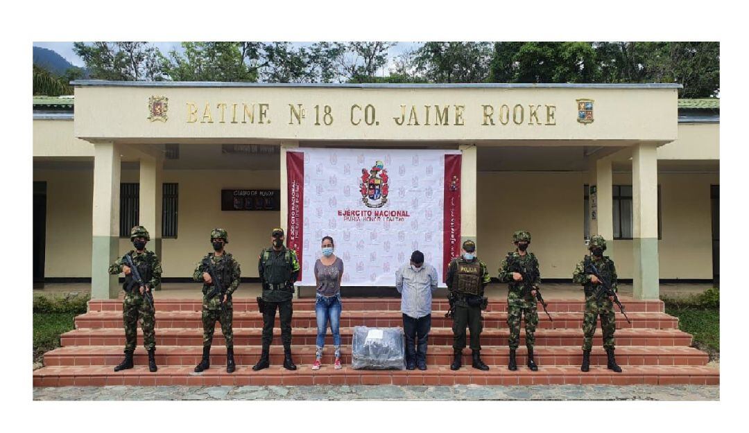 Incautación de marihuana en Cajamarca, Tolima