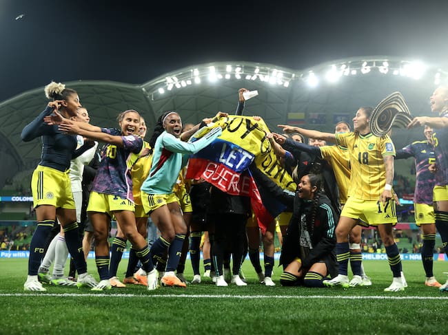 ¡Colombia hace historia! Clasificó a cuartos del Mundial femenino por primera vez. Foto: Getty Images.
