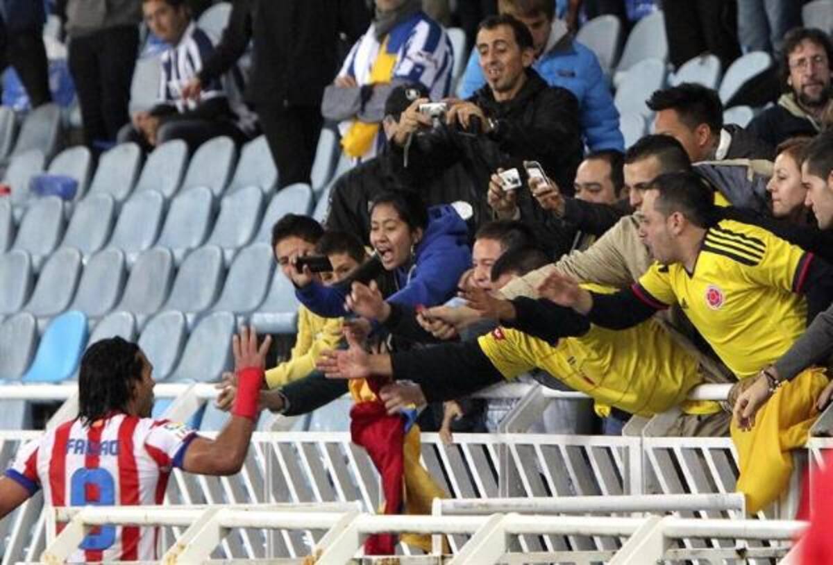 Falcao García, figura de principio a fin ante Real Sociedad