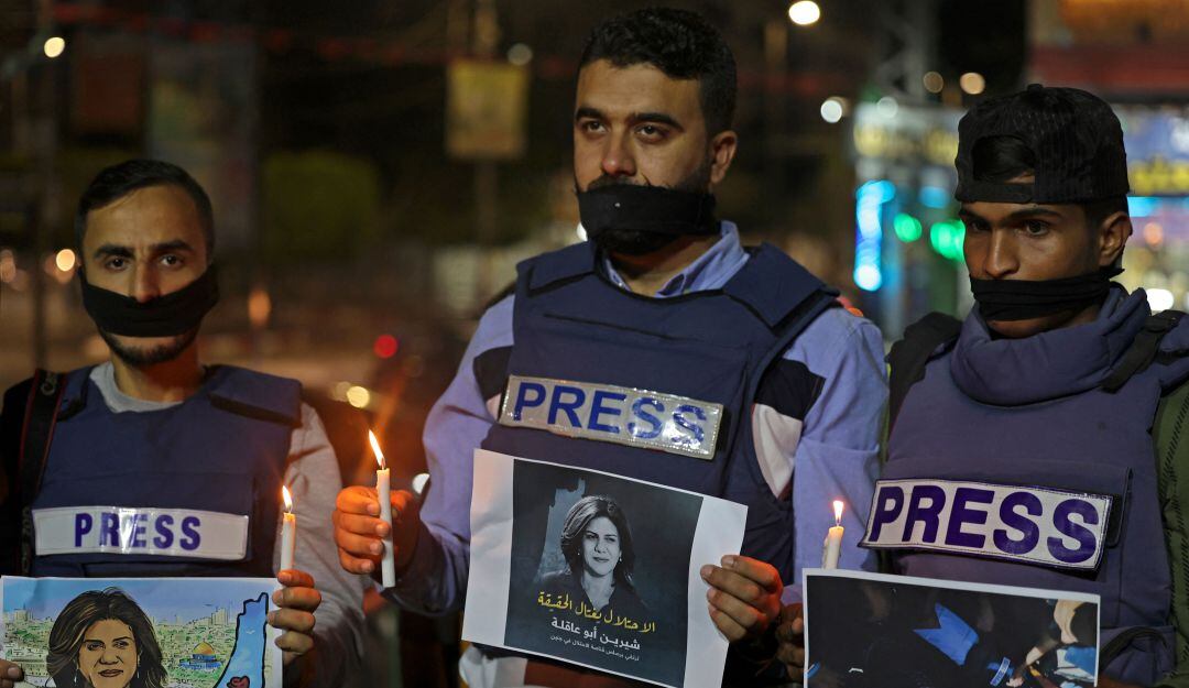 Protestas por la muerte de la periodista palestina