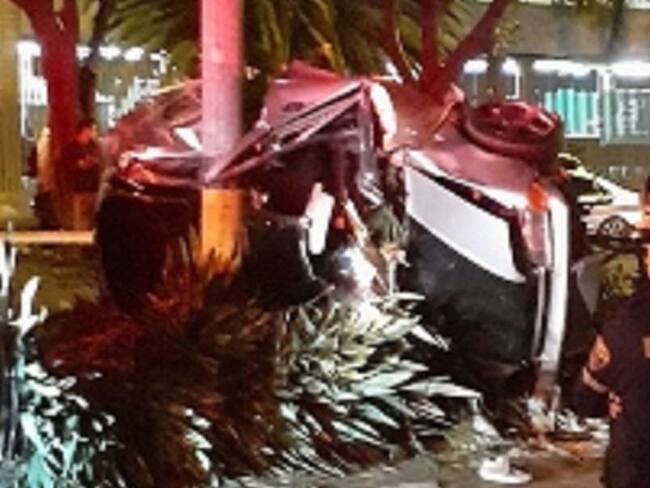 Por piques, cinco personas se accidentan gravemente en el sur de Medellín