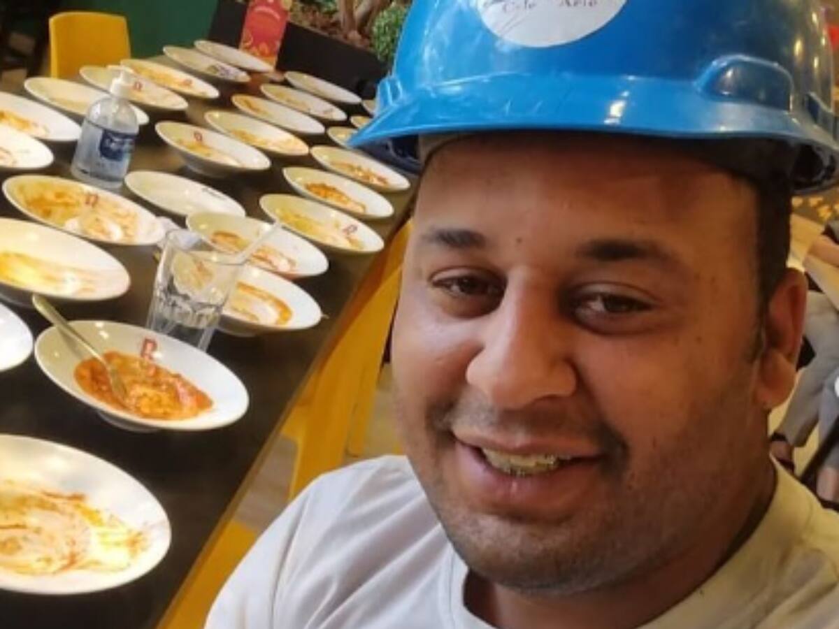Pintor comió 15 platos de pasta, pidió ocho más y lo echaron del restaurante