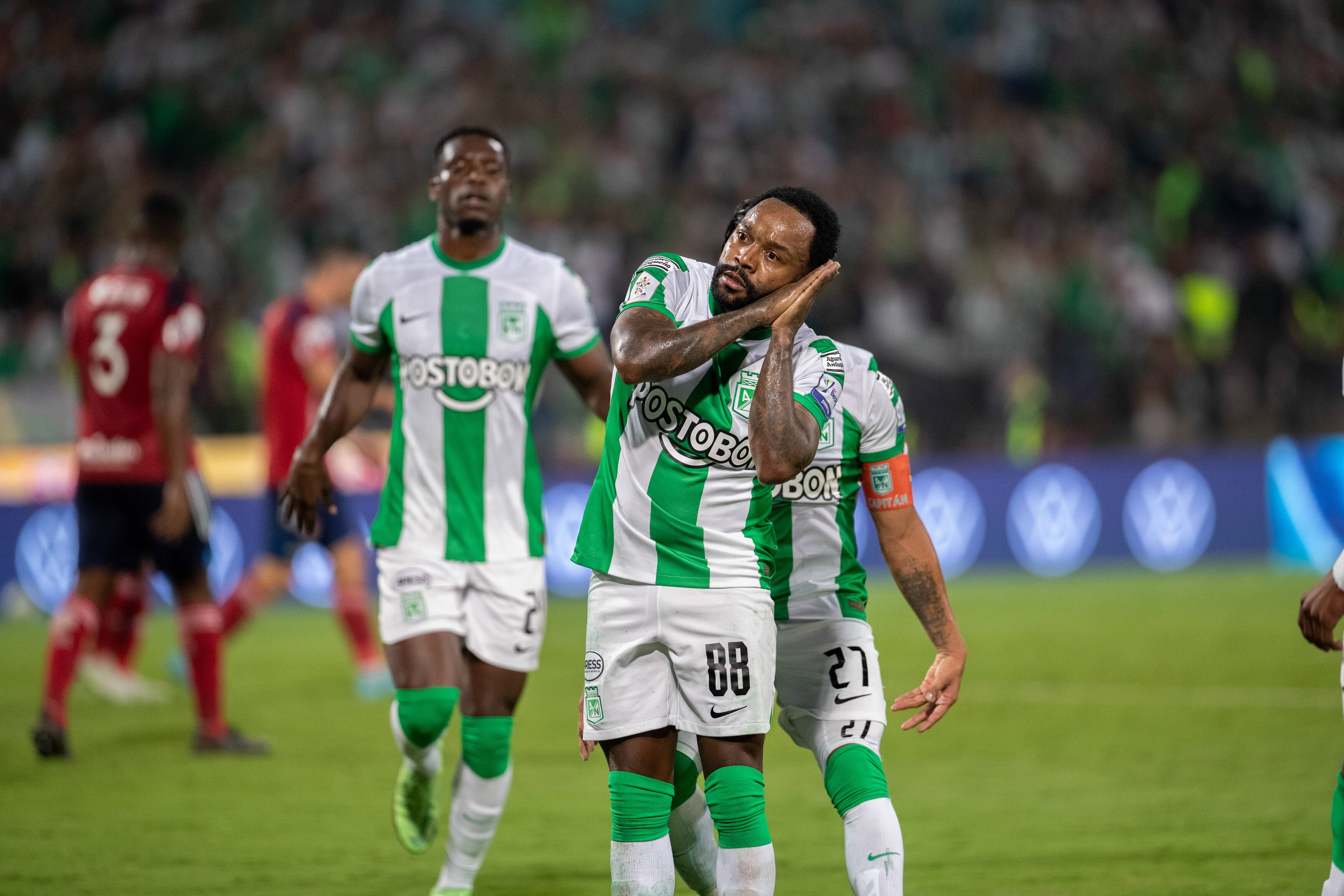 Dorlan Pabón en su paso por Atlético Nacional. (Colprensa - El Colombiano)