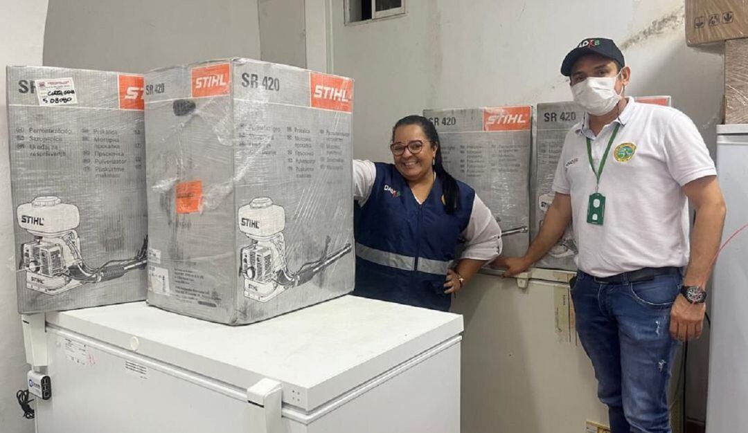 La entidad obtuvo además 100 litros de insecticida piretroide y más de 1600 pruebas para esta enfermedad