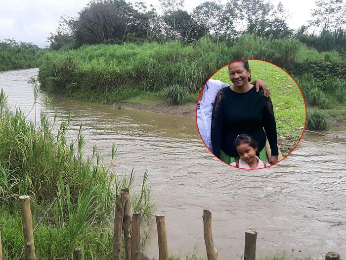 Abuela y nieta de 6 años están desaparecidas al caer de garrucha artesanal para cruzar río en Turbo