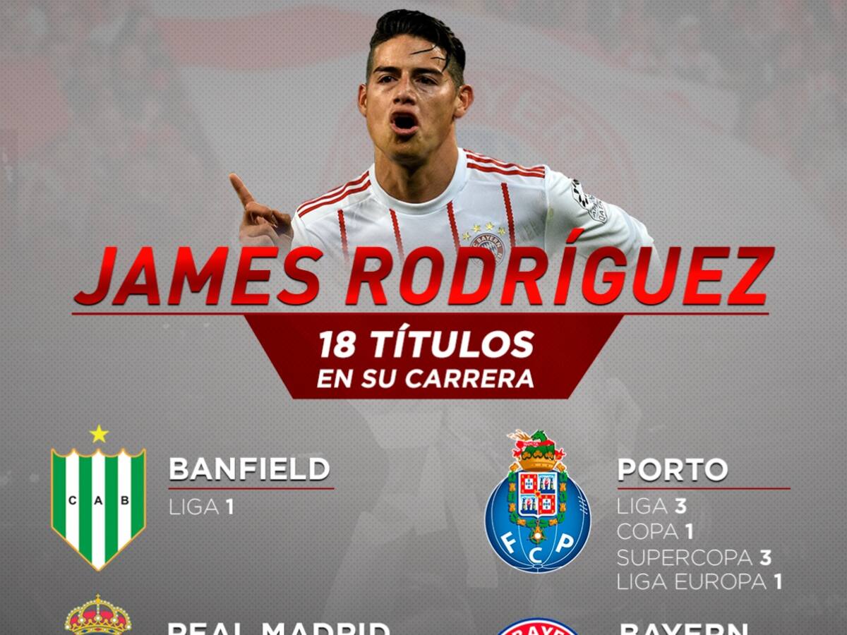 James conquista la Bundesliga y suma 18 títulos en su carrera