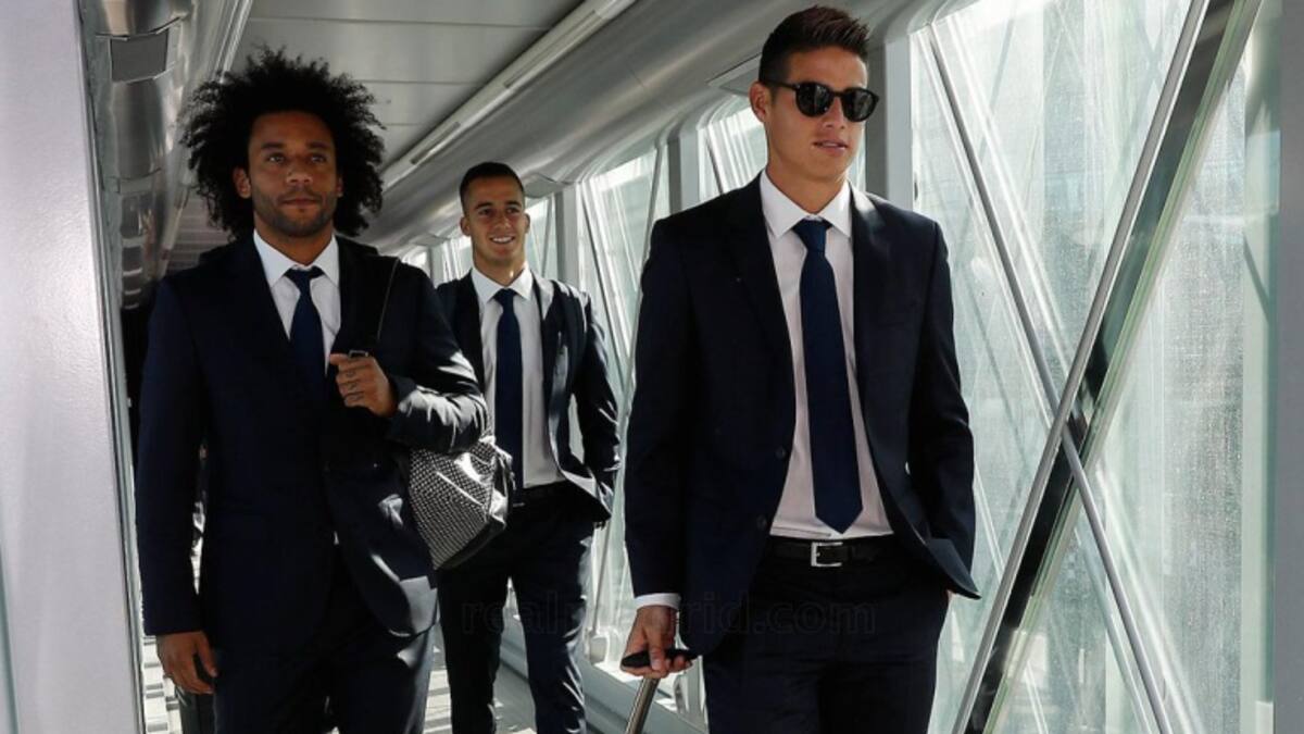 James viaja con el Real Madrid a Noruega, en busca de la Supercopa